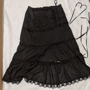 beautiful long y2k skirt emo goth
